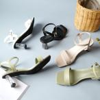 ショッピングサンダル レディース 歩きやすい サンダル レディース スクエアトゥ クリアヒール ストラップサンダル 歩きやすい 痛くない エレガント amiamiアミアミasa