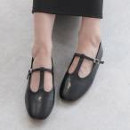 返品交換不可パンプスTストラップロ...