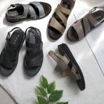 サンダル レディース マジックテープ付き ストラップ 春夏 4E ウエッジソール ポインター おしゃれ