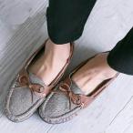 モカシン ローファー レディース カジュアル スリッポン ルリアンプラス