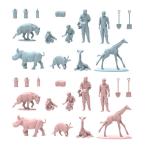 ARTPLA 飼育員と仔ゴリラセット 6個入りBOX[海洋堂]《在庫切れ》