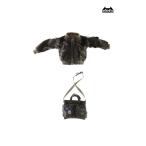 【限定販売】CS-007 ドール用コスチューム フライトジャケット・ショルダーバッグセット(ドール用)（再販）[HASUKI]《発売済・在庫品》