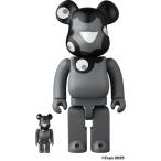 BE＠RBRICK ミャクミャク (モノクロVer.) 100％ ＆ 400％[大阪プラスチックモデル]【送料無料】《０７月予約》