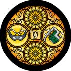 僕のヒーローアカデミア ステンドグラス風 ミラー 爆豪勝己[ムービック]《在庫切れ》