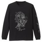 ショッピングエヴァ ヴァイオレット・エヴァーガーデン ヴァイオレット イラストアート ロングスリーブTシャツ/BLACK-S（再販）[コスパ]《０３月予約》