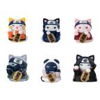 MEGA CAT PROJECT NARUTO-ナルト- ニャルト！ 招き猫FORTUNE もういっちょ！ 6個入りBOX[メガハウス]《発売済・在庫品》