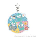 (s)星型ﾅｽｶﾝ付きﾃﾞｶｱｸﾘﾙｷｰﾎﾙﾀﾞｰ｢はぴだんぶい｣01/ﾊﾝｷﾞｮﾄﾞﾝ周年ﾃﾞｻﾞｲﾝ(ｸﾞﾗﾌｱｰﾄｲﾗｽﾄ)