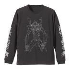 EVANGELION エヴァ初号機 袖リブロングスリーブTシャツ/SUMI-M（再販）[コスパ]《０６月予約》