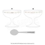 学園アイドルマスター 初星学園 デザートグラス＆スプーンセット スイーツver.[中外鉱業]《０６月予約》