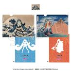 葛飾北斎×初音ミクA4クリアファイ...
