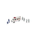 ジオラマコレクション 情景小物147 救急車・救急隊[トミーテック]《発売済・在庫品》