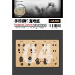 Yahoo! Yahoo!ショッピング(ヤフー ショッピング)エアブラシ用手と靴跡ステンシル （1/16・1/32・1/35・1/48・1/72）[リアンモデル]《在庫切れ》