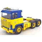 1/18 Scania LBT 1976( желтый / голубой )[ROAD KINGS][ бесплатная доставка ]{ нет в наличии }