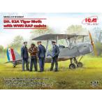1/32 デ・ハビランド D.H82A タイガーモス w/RAF士官候補生 プラモデル[ICM]《在庫切れ》