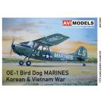 1/72 OE-1 バードドッグ 米海兵隊 朝鮮戦争・ベトナム戦争 プラモデル[AVI MODELS]《在庫切れ》