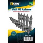 1/35 WW.II 米軍車両アンテナベース (11個入り)[アモ]《在庫切れ》