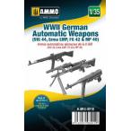 1/35 WW.II ドイツ軍用自動火器(StG44、エルマ EMP、FG42、MP40)[アモ]《在庫切れ》