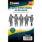 1/72 WW.II イギリス歩兵 “行軍中” (5体セット)[アモ]《在庫切れ》