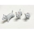 ワンダフルシリーズ 1/35 ウエストハイランドホワイトテリアセット[CHINO MODEL]《在庫切れ》