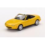 1/64 ユーノス・ロードスター サンバーストイエロー(右ハンドル)[MINI GT]《発売済・在庫品》