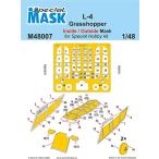 1/48 L-4グラスホッパー用マスクシール・キャノピ内外・スペシャルホビー[CMK]《在庫切れ》
