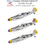 1/48 クロアチア空軍のBf109G 