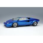 1/18 Lamborghini счетчик kLP5000S 1982 металлик голубой ( белый интерьер )[ макияж ][ бесплатная доставка ]{ нет в наличии }