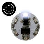 W-PARTS LEDモジュール(磁気スイッチ付き)1LED回転点灯 白[ワンダーウェイ商事]《在庫切れ》