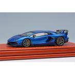 1/64 ランボルギーニ アヴェンタドール SVJ 2018 (Leirion wheel) ブルーネザンス[メイクアップ]《０６月予約》
