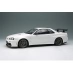 1/18 BUILT BY LEGENDS マインズ スカイライン GT-R(BNR34) シラナミホワイト[メイクアップ]【送料無料】《在庫切れ》