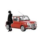 1/24 Mini Cooper w/ девушки фигурка пластиковая модель [ Hasegawa ]{11 месяц предварительный заказ }