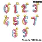  номер ba Rune цифра aluminium способ судно день рождения память день украшение установка украшение . салон орнамент .. Crown party Event 