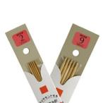 ダイヤモンド毛糸 竹あみ針短５本針 ２〜７号 棒針