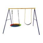  качели наружный оснащение для игровой площадки 2IN1 для бытового использования качели большой оснащение для игровой площадки наружный оснащение для игровой площадки уличный сборка простой выдерживаемая нагрузка 120KG. покупка новый жизнь 