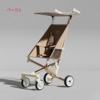 ショッピングベビーカー ベビーカー おでかけバギー B型 折りたたみ アルミ 軽量 ハイシート (年中使える) 大型タイヤ 日よけカバー ベビーウォーカー 折りたたみ式 軽量ベビーカー 超軽