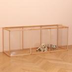  домашнее животное забор собака кошка средний для больших собак домашнее животное Circle клетка мера свободно сборка установка простой katachi модификация возможно высота 63cm салон вне двоякое применение прозрачный забор дерево производства PVC (8 листов )
