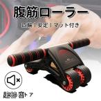 腹筋ローラー 4輪 マット付き アブローラー 静音 初心者 エクササイズ トレーニング アシスト 女性 腹筋 安定 腹筋マシーン 筋トレ 腹筋マシーン ローラー