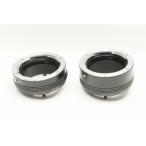 【アルプスカメラ】良品 CONTAX コンタックス AUTO EXTENSION TUBE SET (20mm 27mm) エクステンションチューブ 221111x