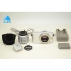  прекрасный товар OLYMPUS PEN mini E-PM1 + M.ZUIKO DIGITAL 14-42mm F3.5-5.6 II R линзы комплект беззеркальный серебряный 251105i[ Alps камера ]