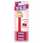 PEZ ペッツ　PEZガール、厚足、レトロガール・チェリー、アメリカ台紙　Retro Girl Cherry, Retro Girl Collection