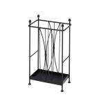 ショッピング傘立て 傘立て ブラック色 W34.5 D20 H57 長方形 レクタングル アイアン アンブレラスタンド 日本製