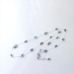 グリーンカイヤナイトロングネックレ...