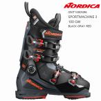  Nordica лыжи ботинки 2024 NORDICA SPORTMACHINE 3 100 GW скорость машина последний 102mm