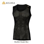 AN} ACLIMA WoolNet Singlet Men E[lbg VObg m[X[u E[ Ci[