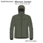 ピークパフォーマンス スキーウエア Peak Performance Maroon Jacket 2107G75245 G09 Thrill Green マルーン ジャケット メンズ