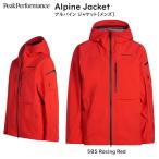ピークパフォーマンス スキーウエア Peak Performance Alpine Jacket 2107G76537 5BS Racing Red  アルパイン ジャケット メンズ ゴアテックス バックカントリー