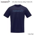 ノローナ Tシャツ /29 COTTON NORRONA VIKING TEE M Indigo Night メンズ オーガニック コットン 100%