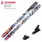 ショッピングカントリー アトミック スキー板 2025 ATOMIC BENT 100 + STRIVE12 GW Black パウダー バックカントリー ベントファミリー ビンディングセット