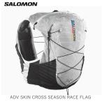 ショッピングSALOMON サロモン SALOMON ADV SKIN CROSS SEASON RACE FLAG WHITE BLACK LC2091900 トレラン ベスト アウトドア トレイルランニング