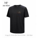 アークテリクス ARC'TERYX Kragg SL Cotton Bird Word SS M 24K BK X000009535 クラッグ SL コットン バード ワード ショートスリーブ メンズ